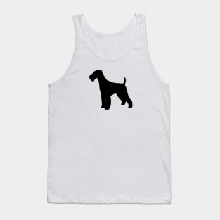 Airedale Terrier Dog Breed Silhouette Tank Top